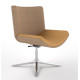 Review Upholstered Lounge Chair With 4 Star Chrome Base